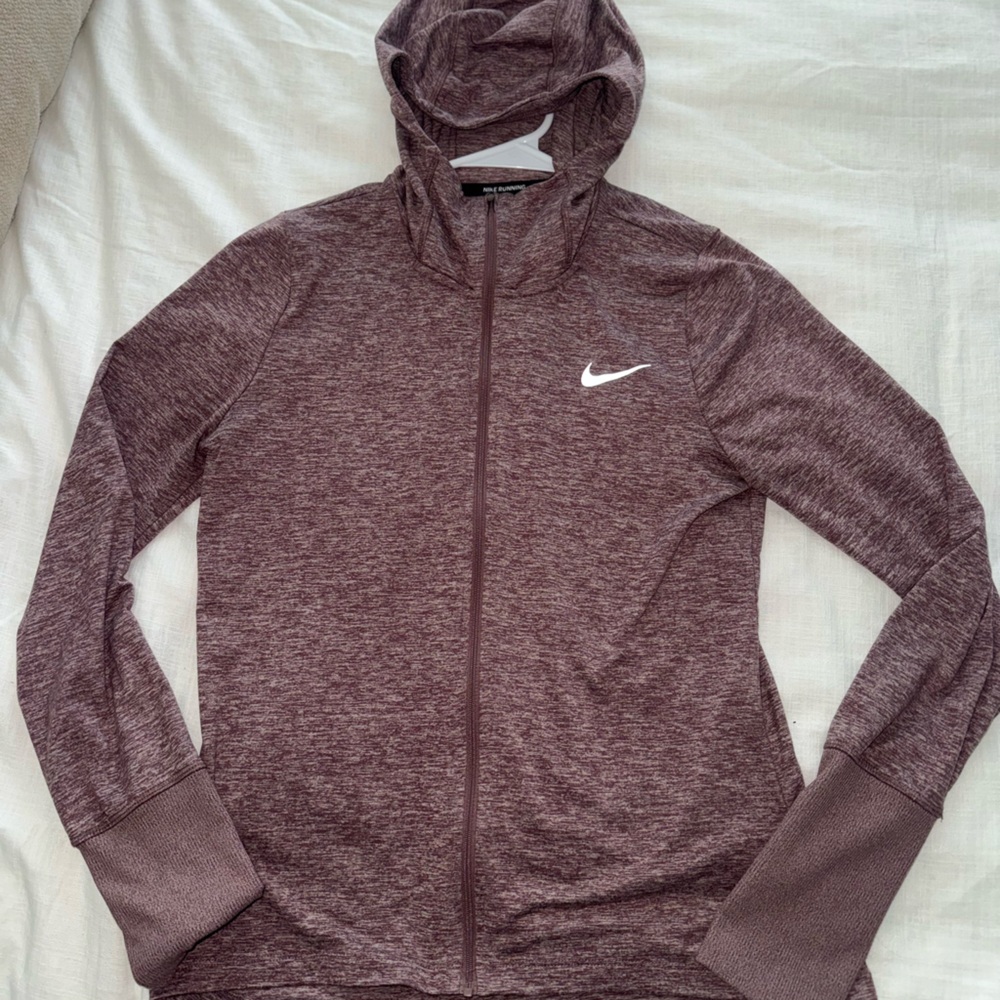 Nike Burgundy Full-Zip Hoodie